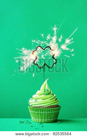 Cupcake to celebrate St Patrick's Day