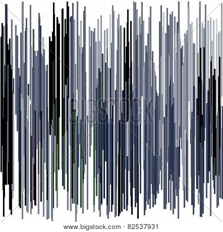 Abstract broad strokes blue and black
