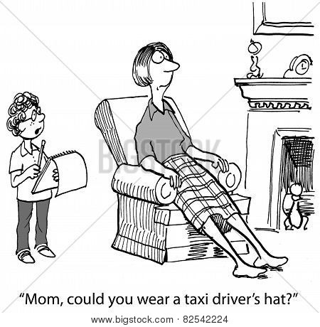 Taxi Driver's Hat