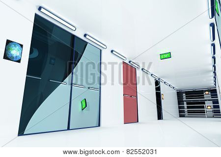Ultra Modern Building Corridor