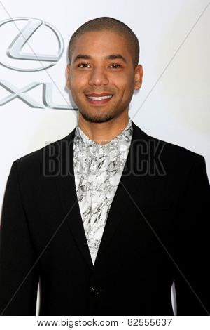 LOS ANGELES - FEB 6:  Jussie Smollett at the 46th NAACP Image Awards Arrivals at a Pasadena Convention Center on February 6, 2015 in Pasadena, CA