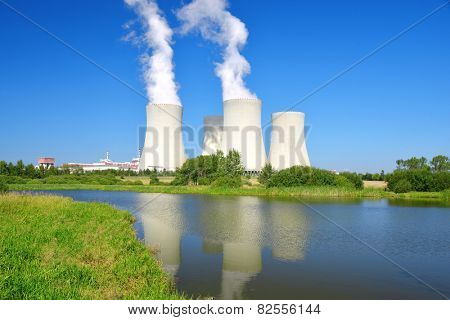 Nuclear power plant Temelin in Czech Republic Europe 