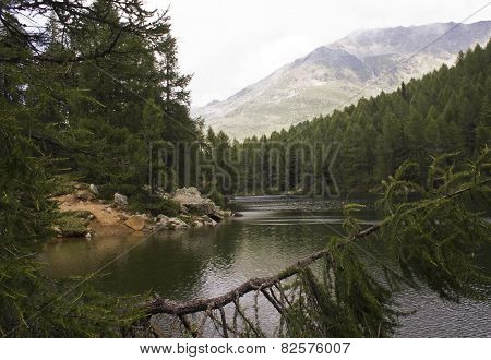Scenic View Of Lago Azzurro