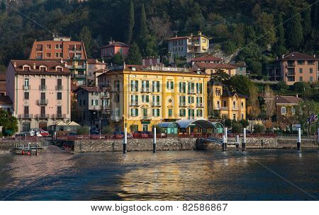 resort town at Lake Como