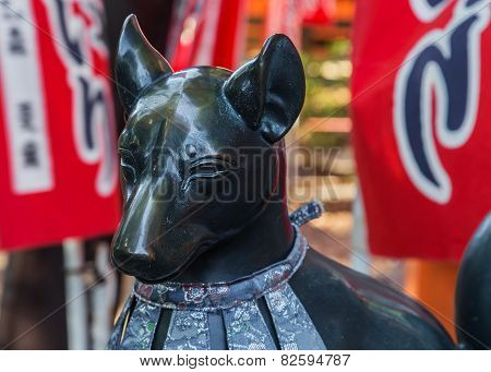 Small Fox (Inari) Shrinr at Sumiyoshi Grand Shrine (Sumiyoshi-taisha) in Osaka