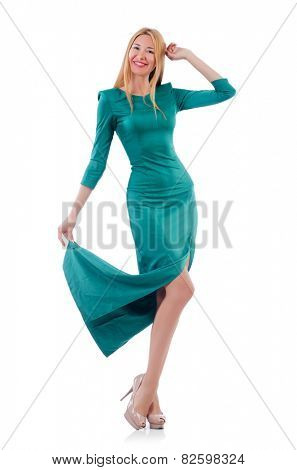 Young woman in fashion concept