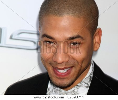 LOS ANGELES - FEB 6:  Jussie Smollett at the 46th NAACP Image Awards Arrivals at a Pasadena Convention Center on February 6, 2015 in Pasadena, CA