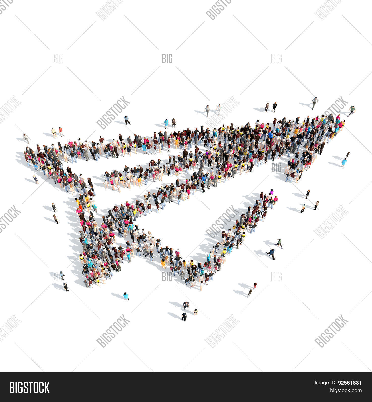 People Shape Paper Image & Photo (Free Trial) | Bigstock