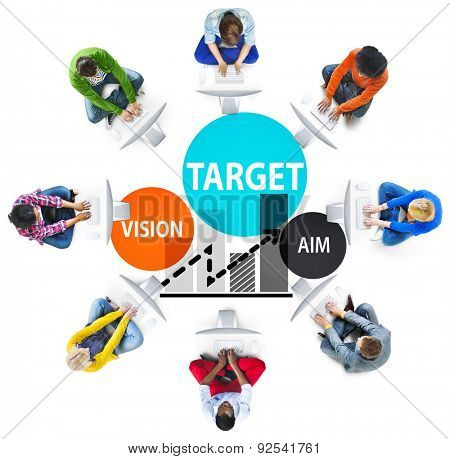 Target Goal Aspiration Aim Vision Vision Concept