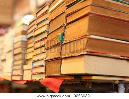 Pile Of Old Books For Sale