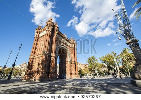 Arc De Triomf, Barcelona, Spain