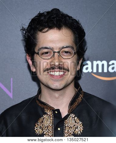 LOS ANGELES - JUN 14:  Geoffrey Arend arrives to the 'The Neon Demon' Hollywood Premiere  on June 14, 2016 in Hollywood, CA.                