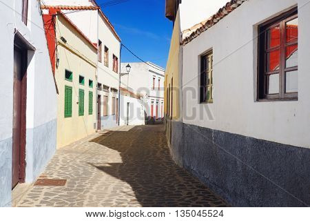 Architectural detail in Agulo Village, La Gomera, Spain, Europe