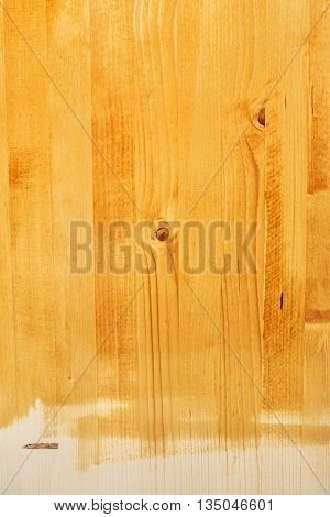 Yellow hardwood board texture painted with acrylic paint non toxic acrylic water based lacquer wood coating