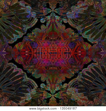 patterned dark abstract motley vivid spotted background