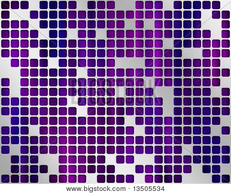 Purple Under Metal Grid