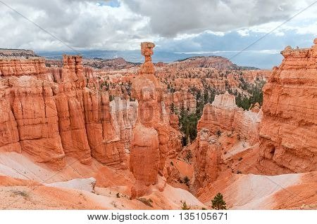 Thor's Hammer in Bryce Canyon National Park in Utah USA