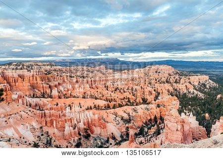 natural landmark Bryce Canyon National Park in Utah USA