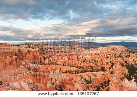natural landmark Bryce Canyon National Park in Utah USA