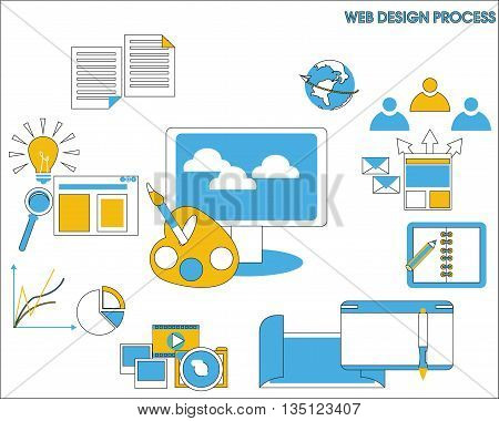 Web Design Thin Line.eps
