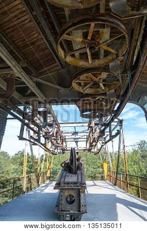 Old Historic mining rail cart from cement mine Charters Towers