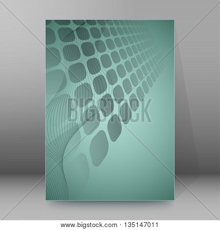 Brochure Cover Template Vertical Format Glowing Background13