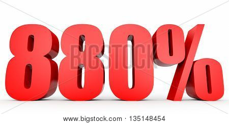 Discount 880 Percent Off. 3D Illustration.