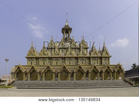 Thamai buddhism Temple province, Uthaithani  in Thailand