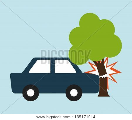 Protection and insurance graphic design, vector illustration