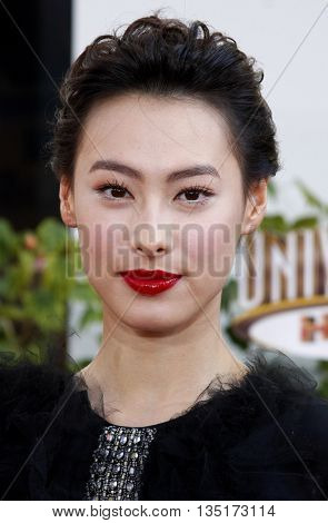 Isabella Leong at the Los Angeles premiere of 'The Mummy: Tomb Of The Dragon Emperor' held at the Gibson Amphitheatre in Hollywood, USA on July 27, 2008.