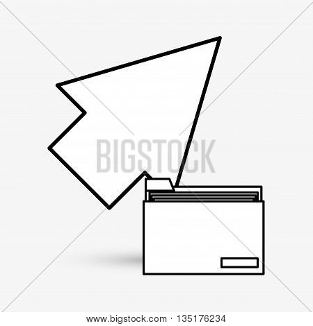 Cursor concept with icon design, vector illustration 10 eps graphic.
