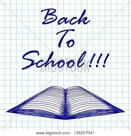 Opened Exercise Book