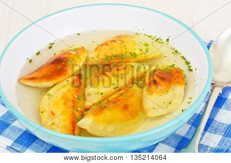 Gedza Japanese Dumplings in the Broth Studio Photo
