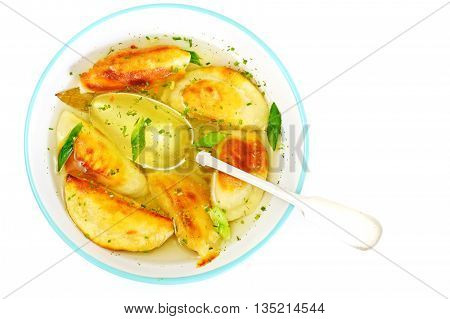 Gedza Japanese Dumplings in the Broth Studio Photo