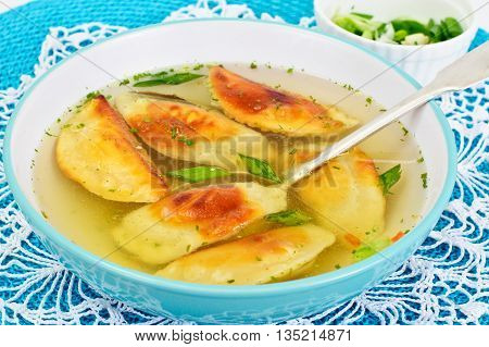 Gedza Japanese Dumplings in the Broth Studio Photo