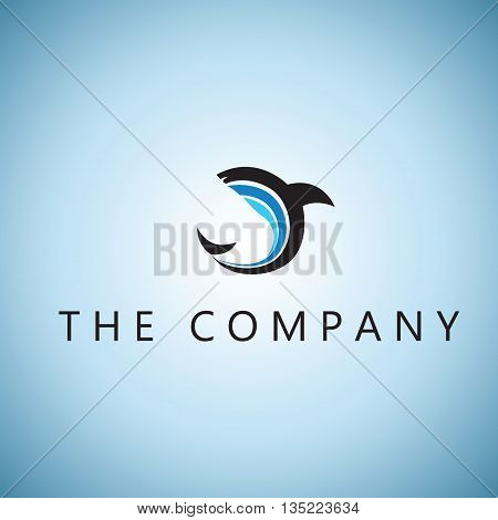 dolphin logo signs design ideas on background