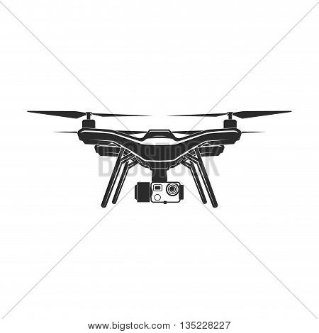 drone wireless fly camera vector sign