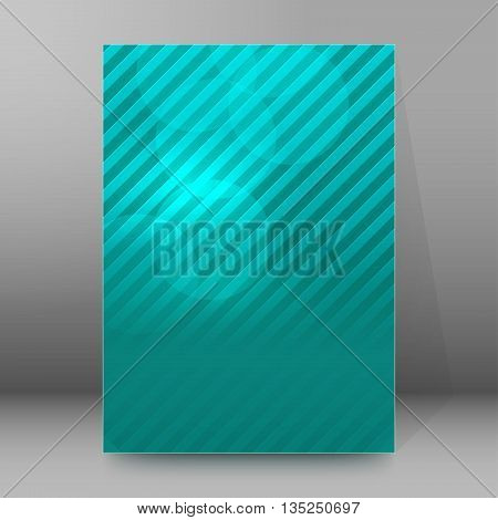 Brochure Cover Template Vertical Format Glowing Background30