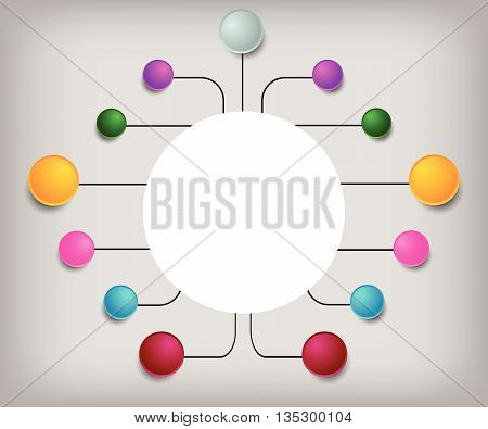 Speech bubble infographic template.Infographic colored steps.Modern Design template.Modern circle Vector illustration.