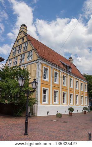 Old Building In The Historical Center Of Lingen