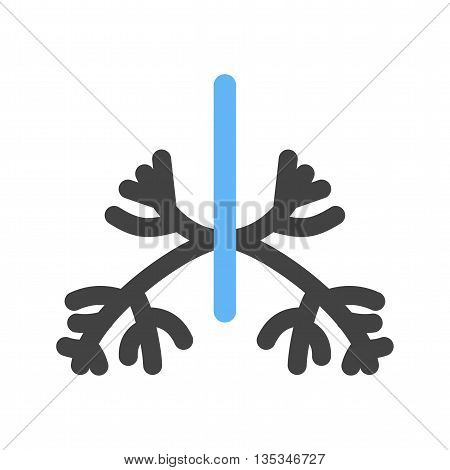 System, health, lungs icon vector image. Can also be used for human anatomy. Suitable for mobile apps, web apps and print media.