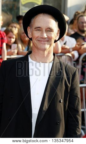 Mark Rylance at the Los Angeles premiere of 'BFG' held at the El Capitan Theatre in Hollywood, USA on June 21, 2016.