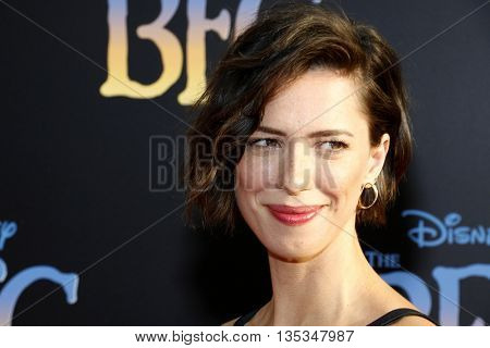 Rebecca Hall at the Los Angeles premiere of 'BFG' held at the El Capitan Theatre in Hollywood, USA on June 21, 2016.