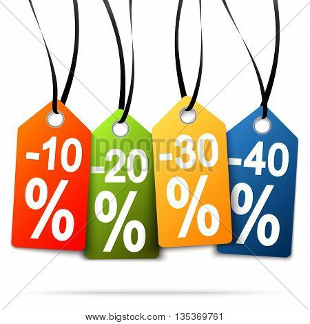 Four Hangtags With Discounts
