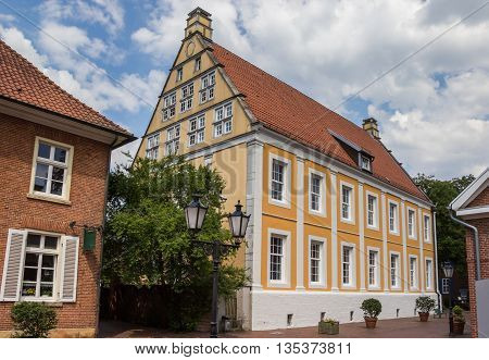 Old Building In The Historical Center Of Lingen