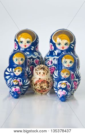Russian national souvenir or toy - it call Matryoshka