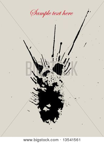  Bläck splash bakgrund