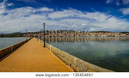Picturesque View Of City Of Argostoli On Lakeside