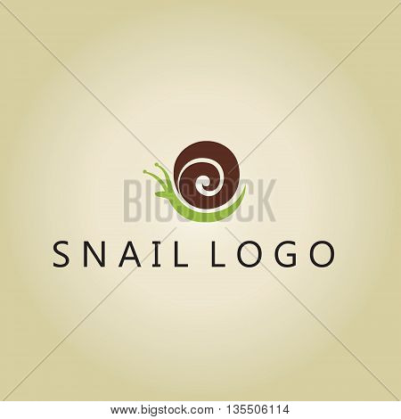 snail logo vector ideas design on background