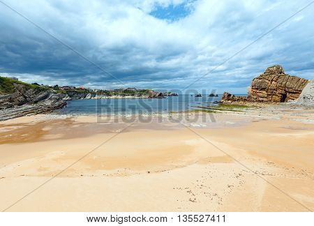 Arnia Beach Coastline Landscape.